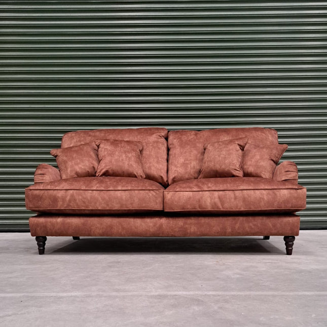 Howard 3 Seater Sofa in Sublime Rust - Clearance