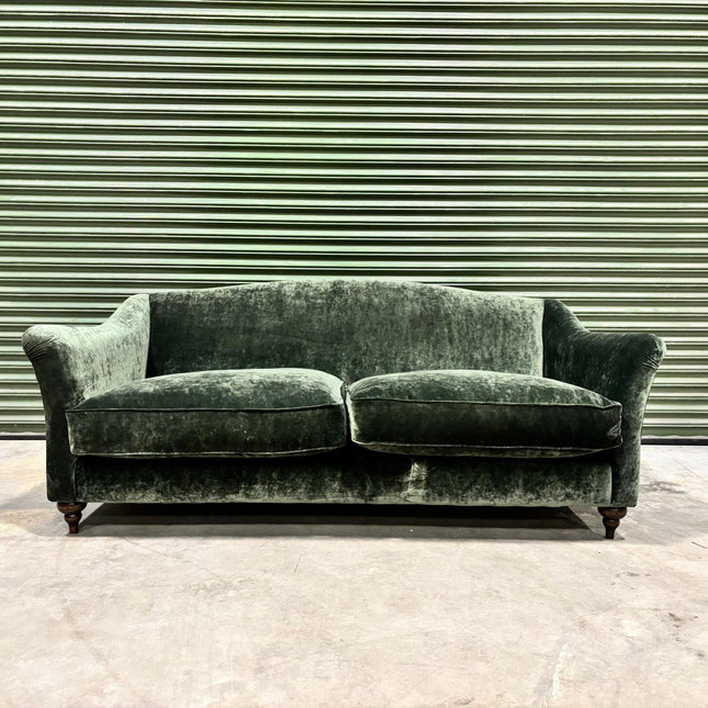 Lamour 3 Seater Sofa in Opium Emerald - Clearance - factory second