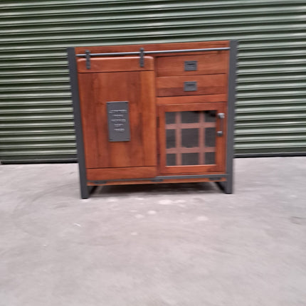 Jupiter Bar Mango Wood Cabinet - Clearance