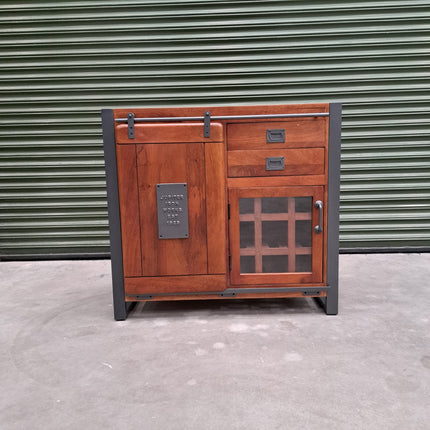 Jupiter Bar Mango Wood Cabinet - Clearance