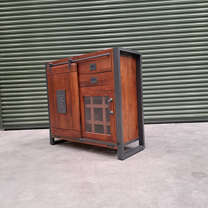 Jupiter Bar Mango Wood Cabinet - Clearance