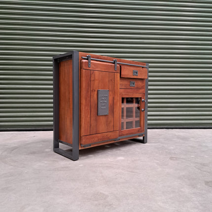 Jupiter Bar Mango Wood Cabinet - Clearance