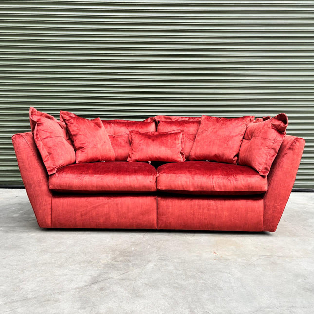 Marnie 3 Seater Sofa in Sunset Orange - Ex-Display