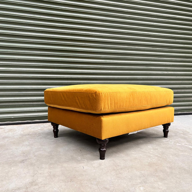 Verity Footstool in Kronos Gold - Clearance