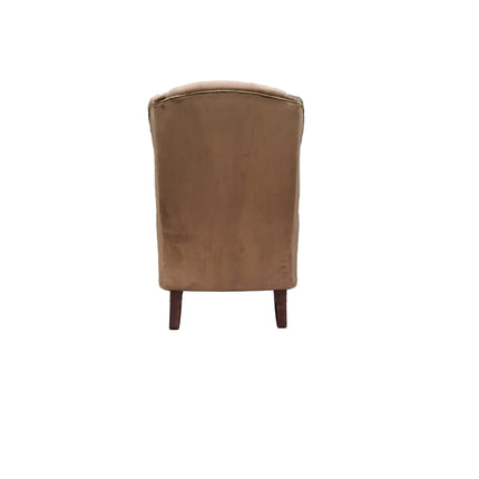 Winston Wingback Accent Chair in Plush Velvet - New