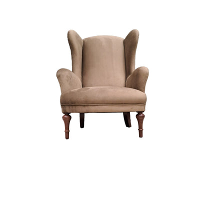 Winston Wingback Accent Chair in Plush Velvet - New