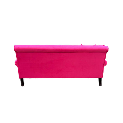 Hartington 3 Seater Sofa in Trinity Pink Velvet