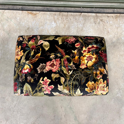 Selfridges Footstool in Hepworth Midnight Velvet - New