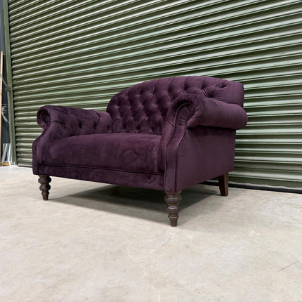 Mayfair Snuggler in Plush Plum - Clearance