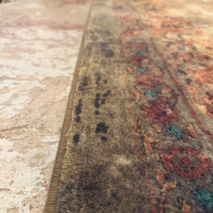 Rug Distressed Moss Green (Various Sizes)