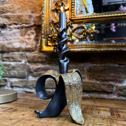 Peeled Glam Banana Candle Holder