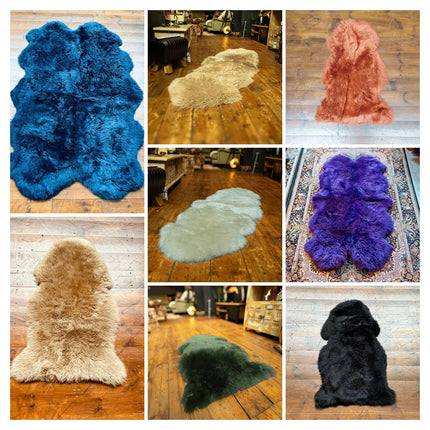 Sheepskin Rug (Various Sizes & Colours)