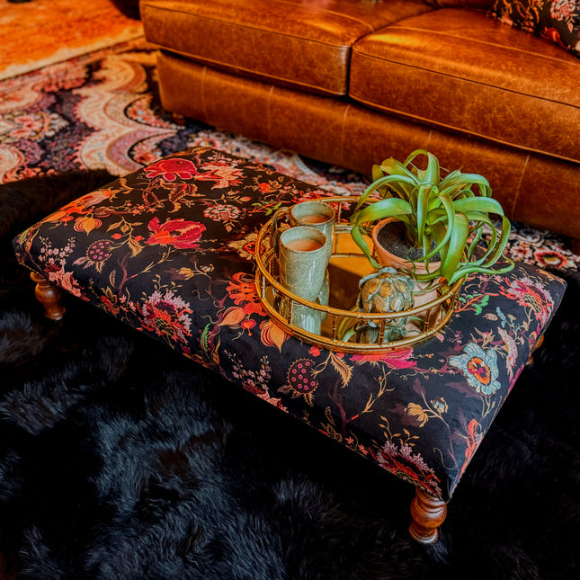 Selfridges Footstool in Fantasia Floral