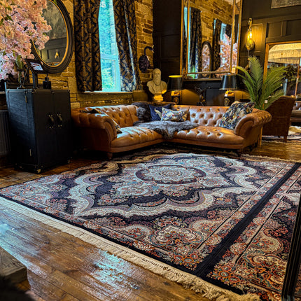 Rug Vintage Black (Various Sizes)