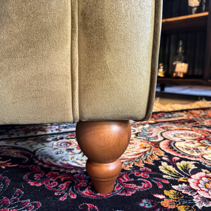 Benji in Plush Khaki Velvet - Clearance