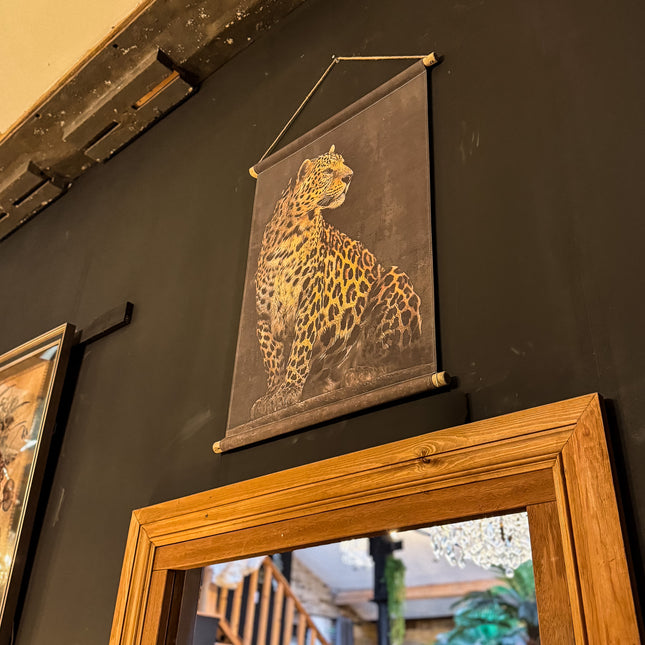 Small Leopard Canvas Wall Art - Ex Display
