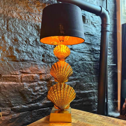 Gold Seashell Table Lamp