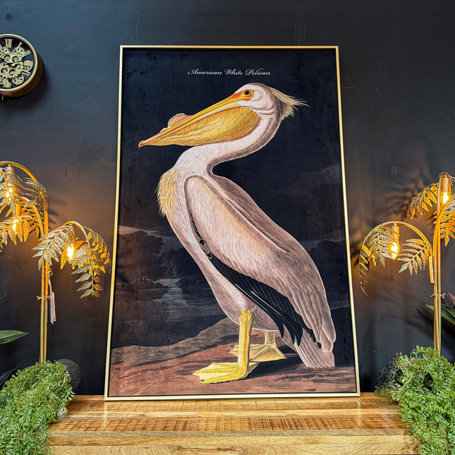 White Pelican Canvas Wall Art (Various Sizes)