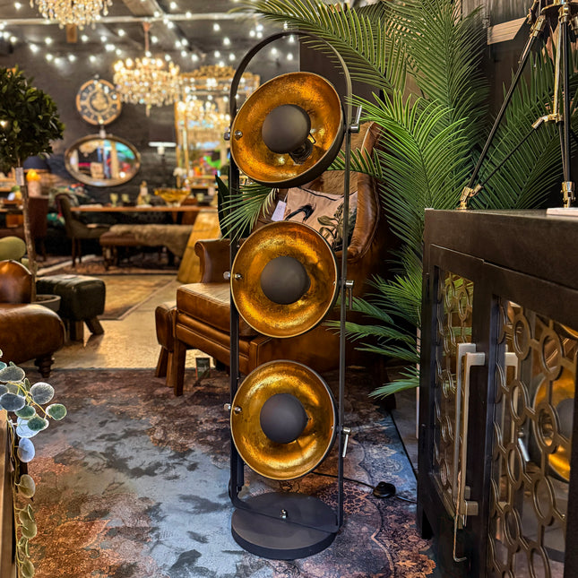 3-Light Vertical Spotlight Floor Lamp