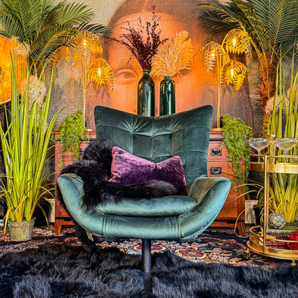 Austin Egg Chair in Plush Velvet - New