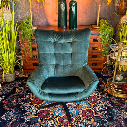 Austin Egg Chair in Plush Velvet - New