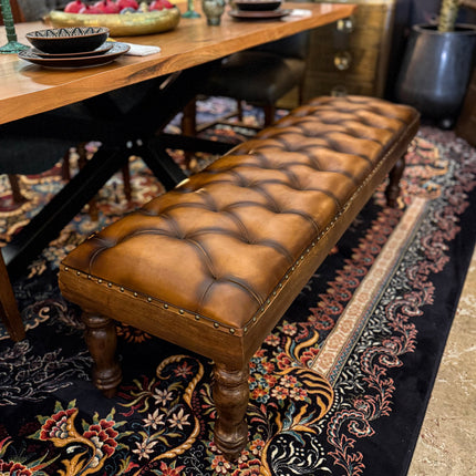 Kodu Dining Bench in Leather - New