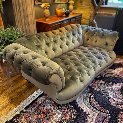 Oskar Chesterfield 3 Seater Sofa in Opulence Emerald