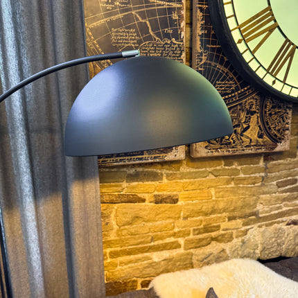 Black Curved Floor Lamp