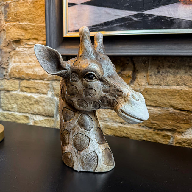 Giraffe Head Vase Planter