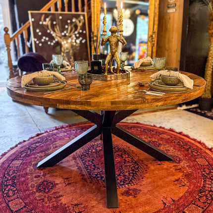 Dining Table Industrial Round (Various Sizes)