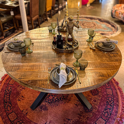Dining Table Industrial Round (Various Sizes)