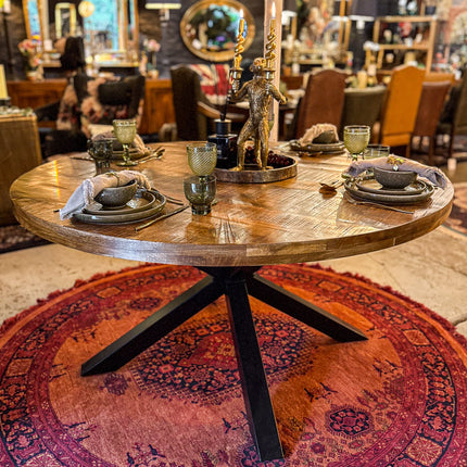 Dining Table Industrial Round (Various Sizes)