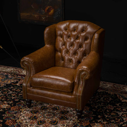 Bertie Chesterfield Wing Chair