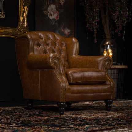 Bertie Chesterfield Wing Chair