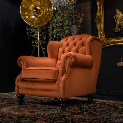 Bertie Chesterfield Wing Chair