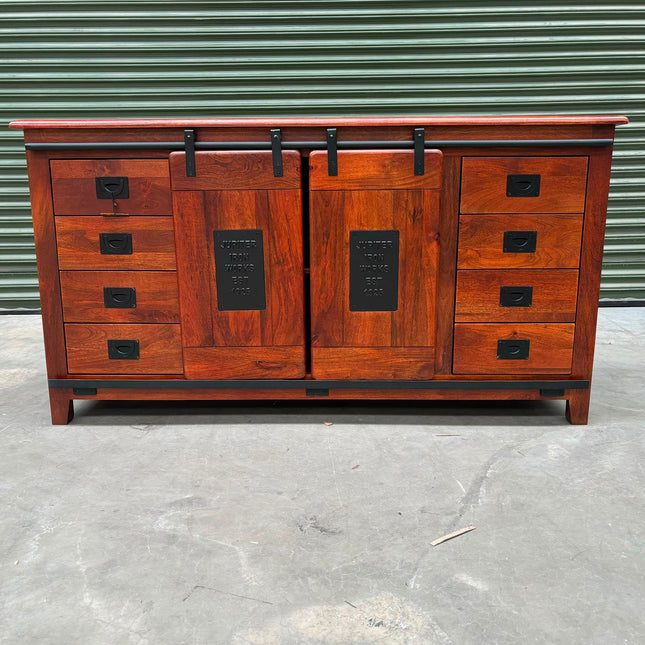 Jupiter Large Sideboard Mango Wood Cabinet - Ex Display