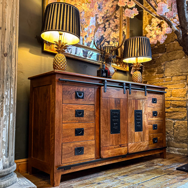 Jupiter Large Sideboard Mango Wood Cabinet - Promo