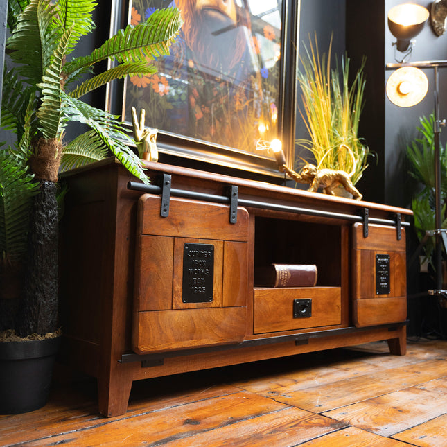 Jupiter Small TV Mango Wood Cabinet