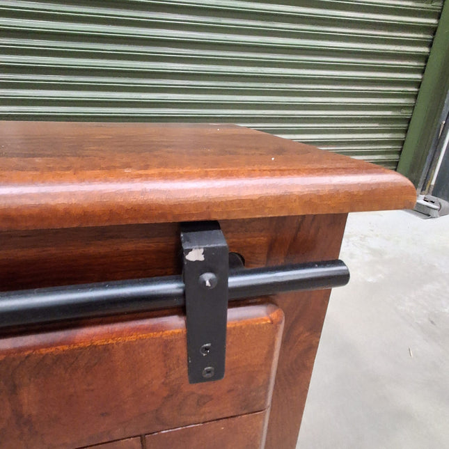 Jupiter Small TV Mango Wood Cabinet - Ex Display