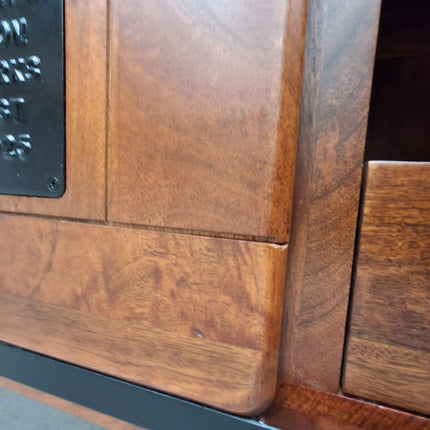 Jupiter Small TV Mango Wood Cabinet - Ex Display