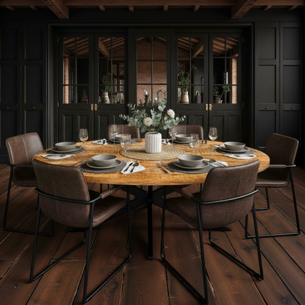 Hawthorn Industrial Dining Table (Various Sizes)