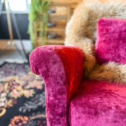 Knightsbridge Armchair in Sunshine Pink