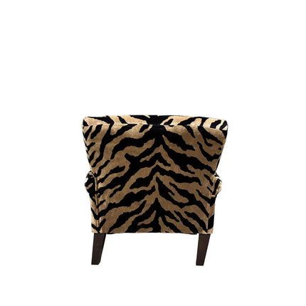 Knightsbridge Armchair in Zebra Cream Velvet