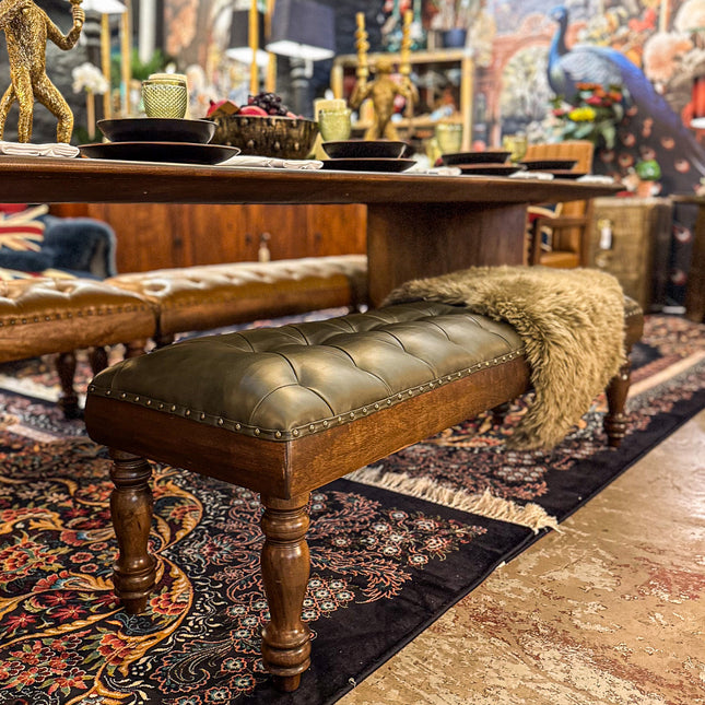 Kodu Dining Bench in Leather - New