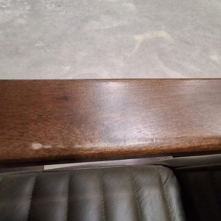 Kodu Chair in Dark Green Leather - Factory Seconds