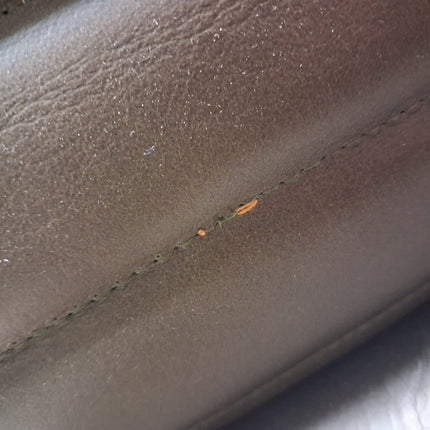 Kodu Chair in Dark Green Leather - Factory Seconds