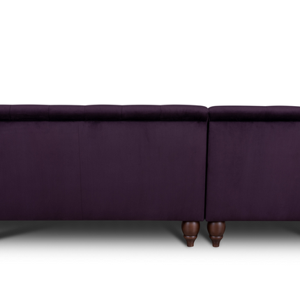 Oskar Italia Chesterfield in Plush Velvet