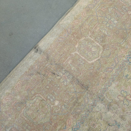 Large Distressed Doormat Yellow Rug - Ex Display