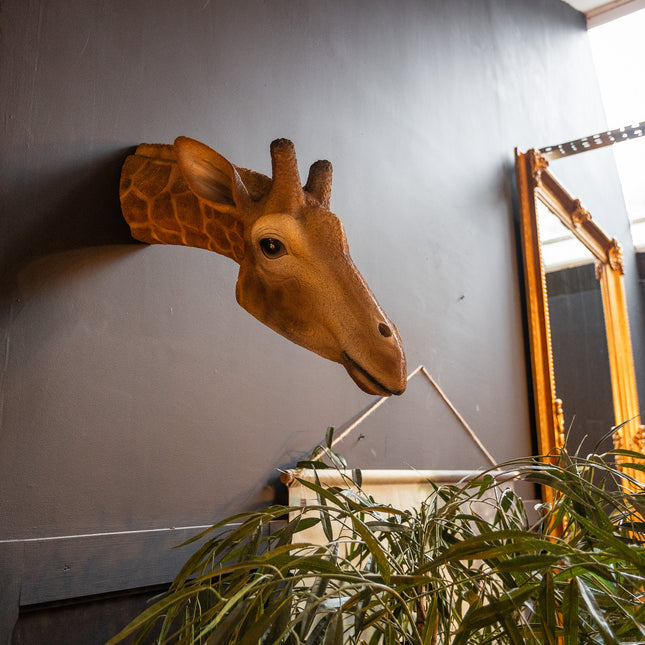Large Giraffe Wall Head