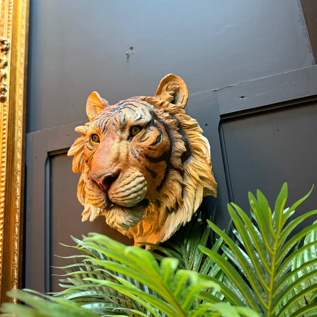 Large Tiger Wall Head Decoration